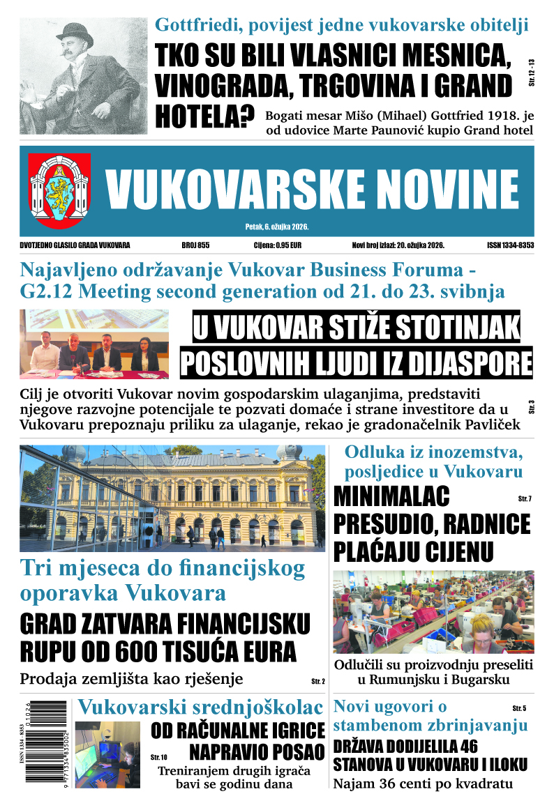 U novom broju Vukovarskih novina donosimo...
