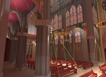 LED rasvjeta u osječkoj konkatedrali