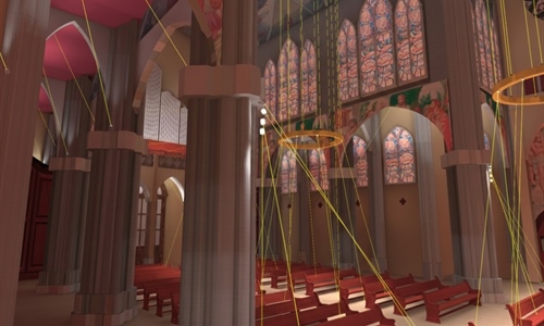 LED rasvjeta u osječkoj konkatedrali