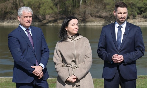 Počeli radovi izgradnje obaloutvrde i šetnice uz Dravu u Osijeku