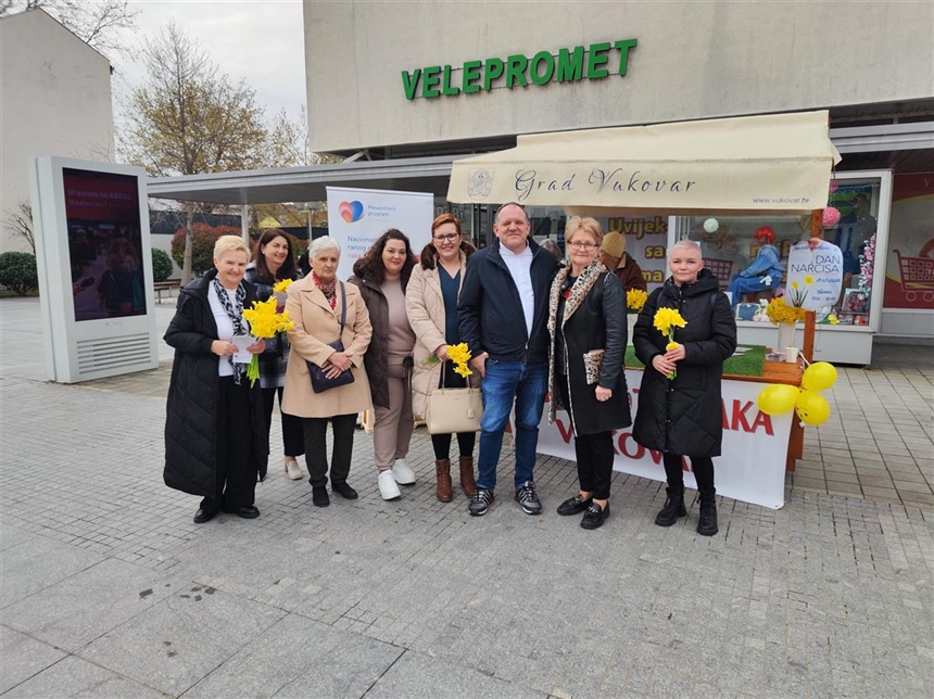 Dan narcisa u Vukovaru: poruka prevencije i zajedništva u borbi protiv raka dojke