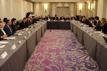 Vukovarsko-srijemski župan Ivan Bosančić na sjednici Izvršnog odbora Hrvatske zajednice županija