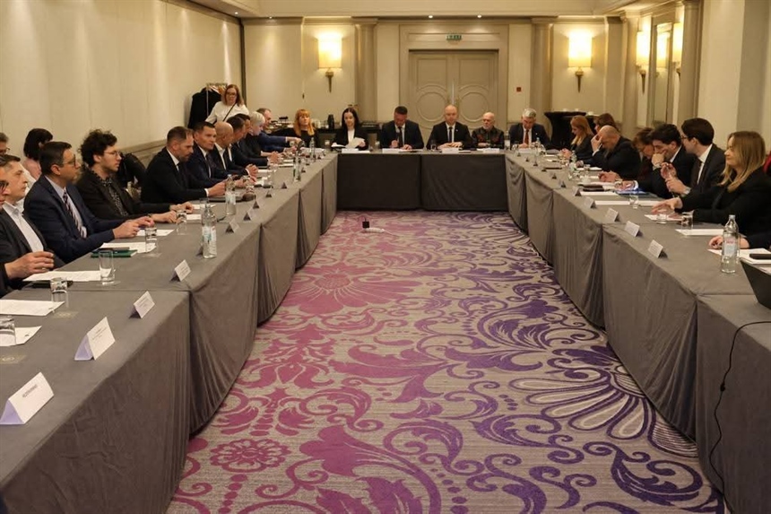 Vukovarsko-srijemski župan Ivan Bosančić na sjednici Izvršnog odbora Hrvatske zajednice županija