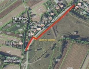 Prijavljen projekt izgradnje nogostupa u Petrovcima