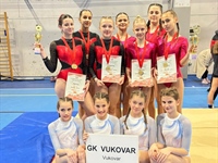 Odličan nastup vukovarskih gimnastičarki na prvom natjecanju u 2026. godini