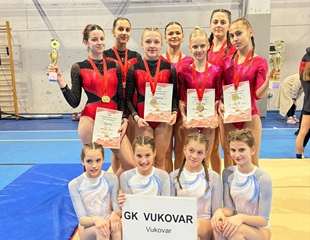 Odličan nastup vukovarskih gimnastičarki na prvom natjecanju u 2026. godini