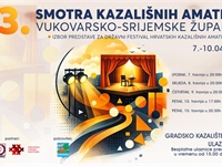 U utorak 7. travnja započinje 23. Smotra kazališnih amatera...
