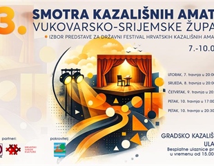 U utorak 7. travnja započinje 23. Smotra kazališnih amatera...