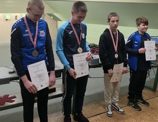 Antonio Cerovik, treći na prvenstvu županije u streljaštvu