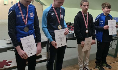 Antonio Cerovik, treći na prvenstvu županije u streljaštvu