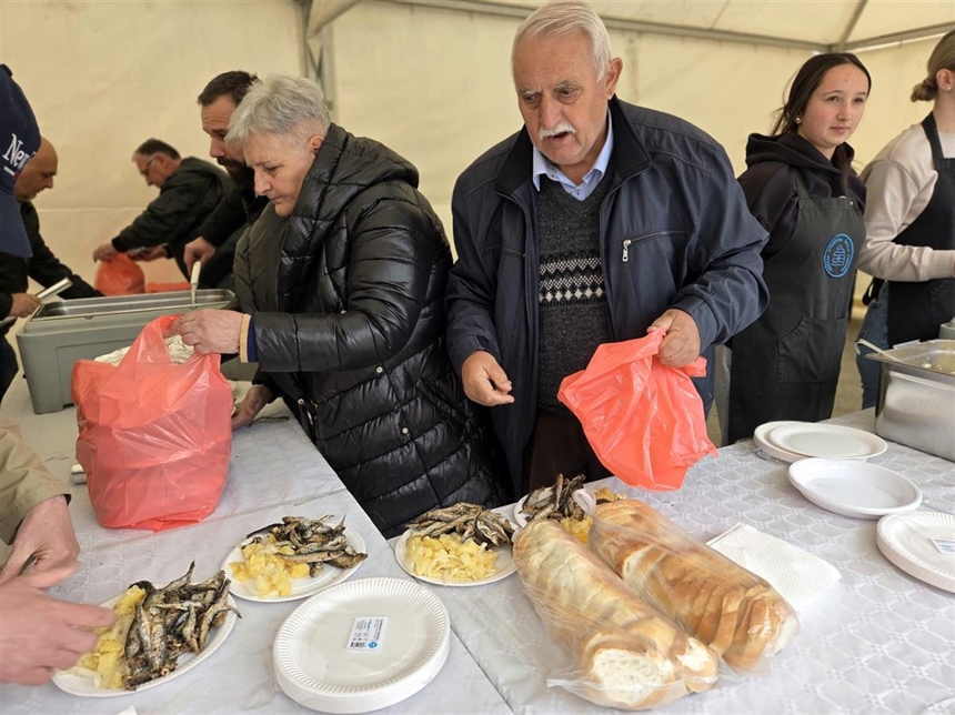 U Vinkovcima održana podjela posnih obroka