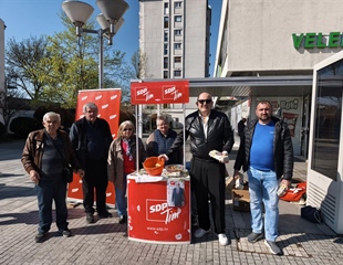 SDP Vukovar građanima dijelio svježa jaja