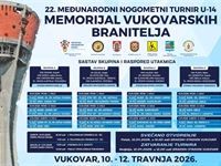 Sutra počinje 22. Međunarodni nogometni turnir U-14, Memorijal...