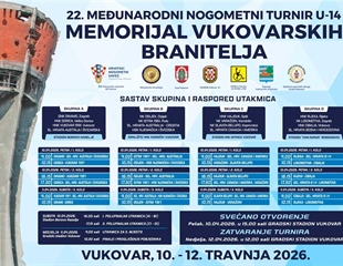 Sutra počinje 22. Međunarodni nogometni turnir U-14, Memorijal...