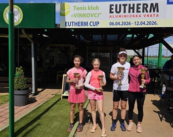 Leon Motušić i Sara Trpić pobjednici su turnira  ''Eutherm Cup''