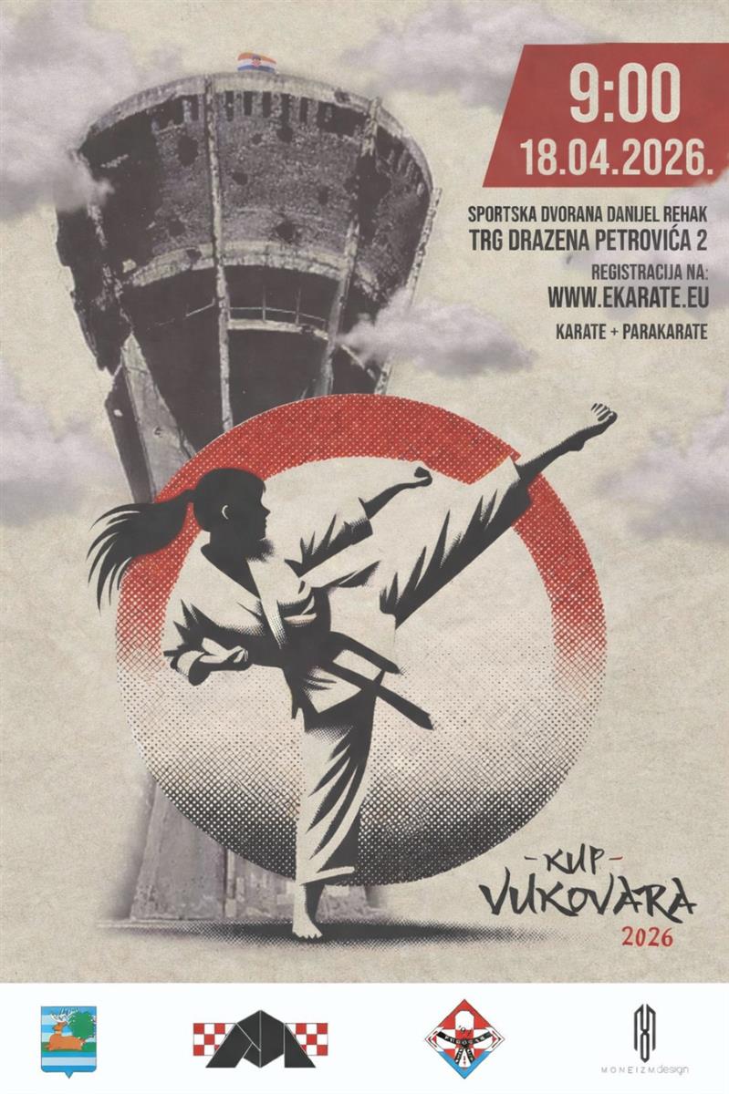 Karate spektakl ponovno u Vukovaru, stiže Kup Vukovara 2026