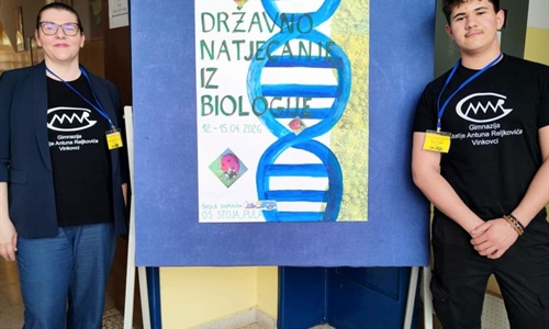 Vinkovčanin Vjeko Šarić državni prvak iz biologije