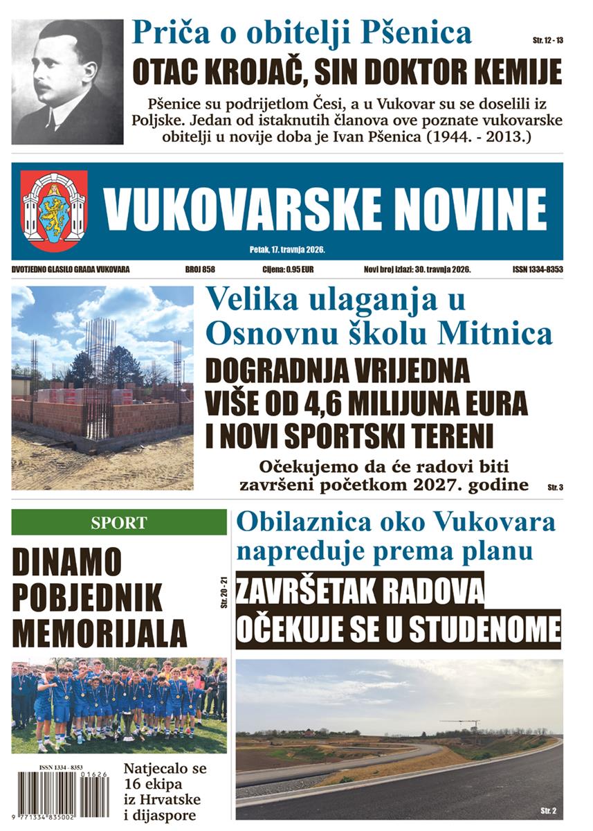 U novom broju Vukovarskih novina donosimo...