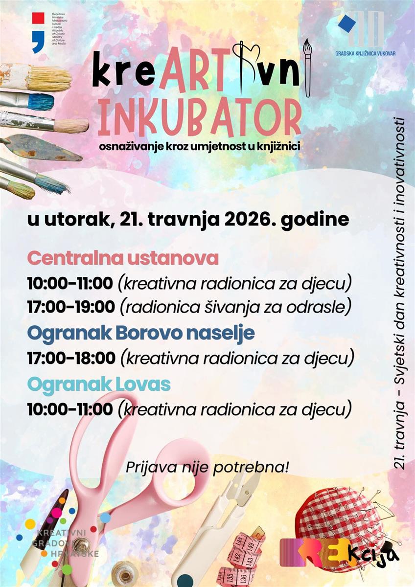 KREAkcija u Gradskoj knjižnici Vukovar