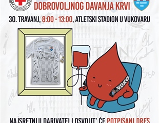 Daruj krv i osvoji potpisani dres HNK Vukovar 1991
