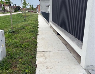 Uređenje pješačke staze u Ulici Ante Starčevića u Tordincima