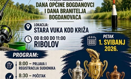 Natjecanje u ribolovu povodom Dana Općine Bogdanovci
