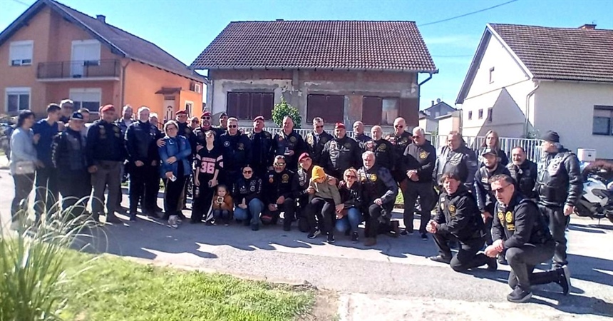 Članovi Moto kluba 4. gardijske brigade iz Splita uručili donaciji udruzi „Tko se boji sutra još?“