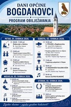 Dani Općine Bogdanovci od 1. do 5. svibnja