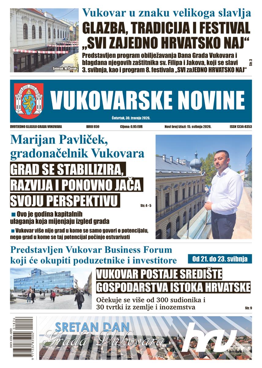 U novom broju Vukovarskih novina donosimo…
