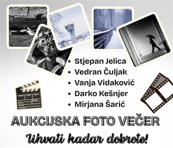 Aukcijska foto večer za mlade s teškoćama u razvoju