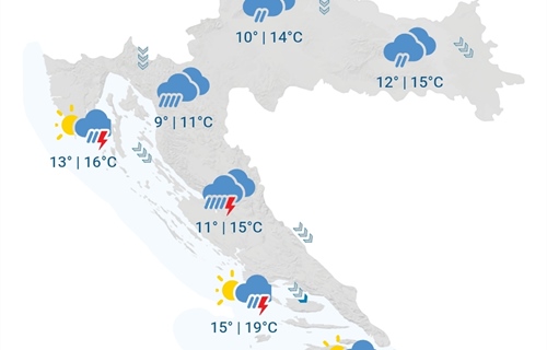 Upaljen meteoalarm, oglasio se i Županijski centar 112