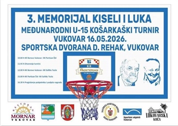 Košarkaški spektakl u Vukovaru: Počeo 3. Memorijal „Kiseli i Luka”