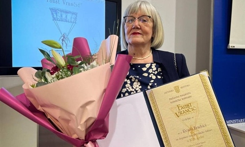 Renata Bradvica dobitnica državne nagrade „Faust Vrančić”