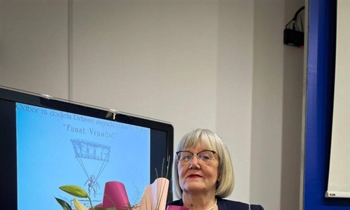 Renata Bradvica dobitnica državne nagrade „Faust Vrančić”