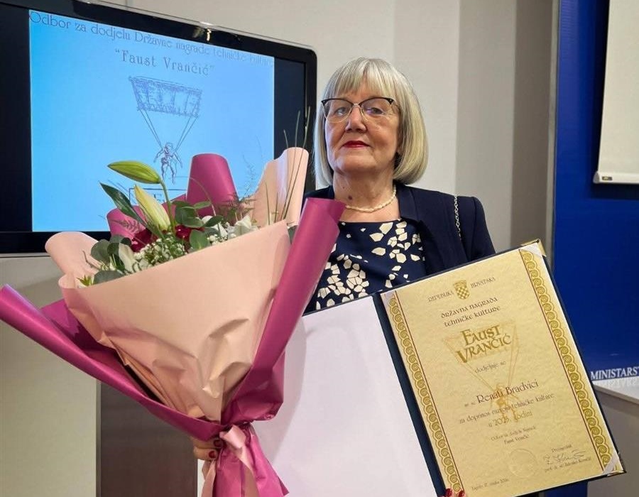 Renata Bradvica dobitnica državne nagrade „Faust Vrančić”
