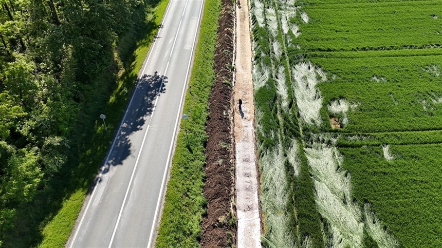 Pri kraju izgradnja biciklističke staze u Općini Stari Jankovci