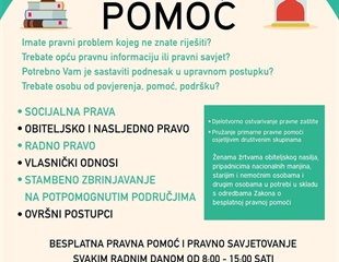 U Lovasu besplatno pravno savjetovanje za građane