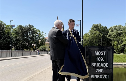 U Vinkovcima svečano otkrivena spomen-ploča „Most 109. brigade ZNG...