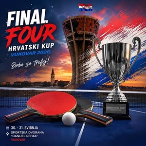 Vukovar će ovog vikenda biti središte hrvatskog stolnog tenisa