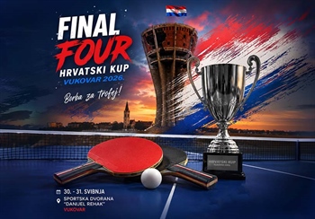 Vukovar će ovog vikenda biti središte hrvatskog stolnog tenisa
