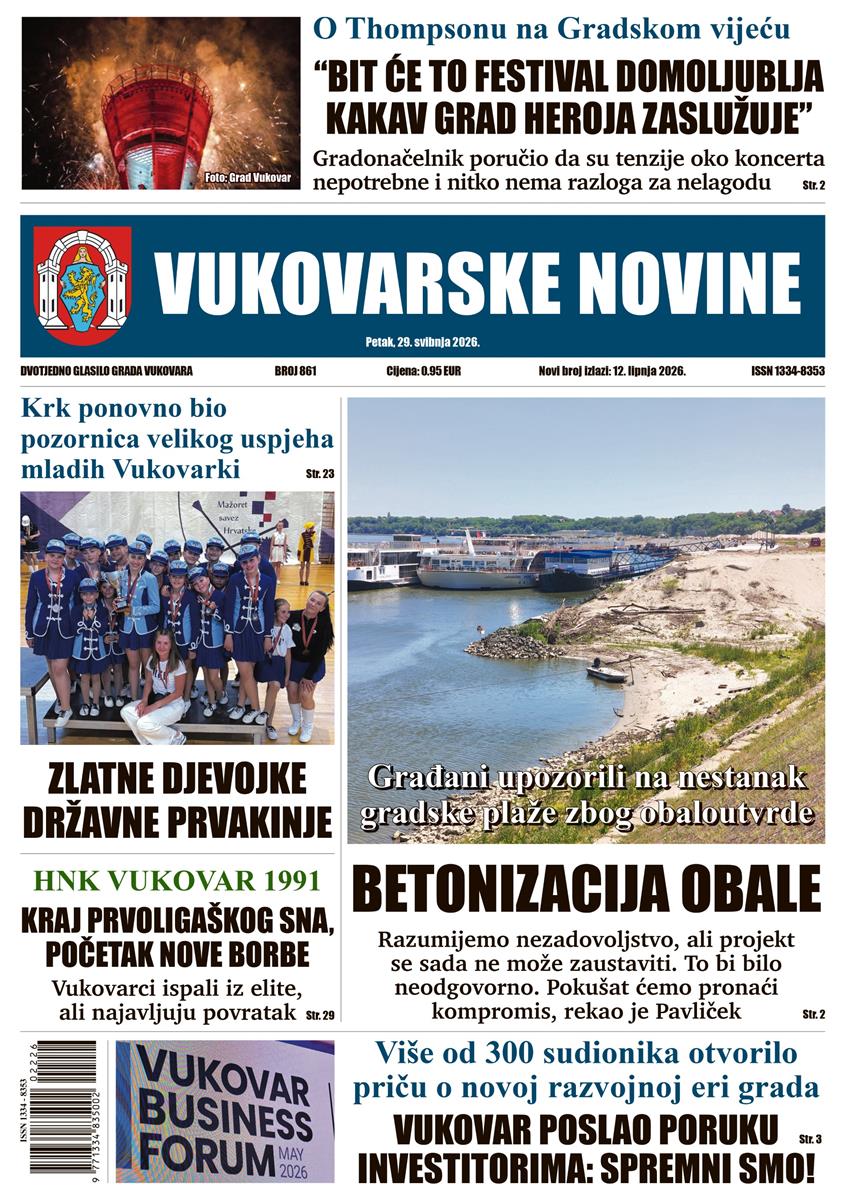 U novom broju Vukovarskih novina čitajte...