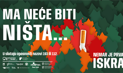 Hrvatske šume nastavljaju kampanju „Ma neće biti ništa – Nemar je prva...