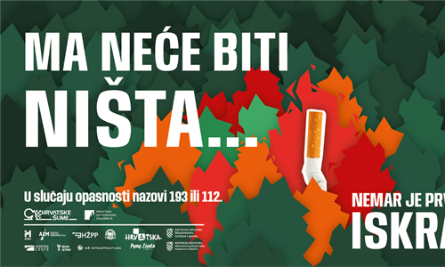 Hrvatske šume nastavljaju kampanju „Ma neće biti ništa – Nemar je prva...