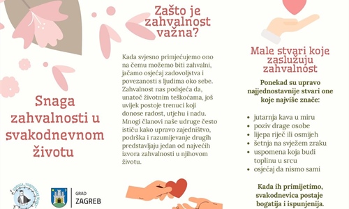 Novi psihoedukativni letak „Vukovarskih majki” o važnosti zahvalnosti u...
