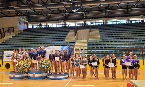 Vukovarske gimnastičarke prve u ukupnom poretku 3. Vukovar Kupa