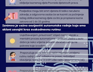 Policija: Ne ostavljajte djecu samu u vozilu!