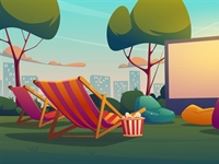 Ljeto, Dunav i kino pod otvorenim nebom