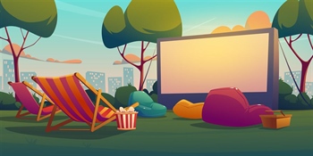 Ljeto, Dunav i kino pod otvorenim nebom