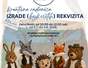 Nastavlja se projekt  „Torba priča”  Gradske knjižnice Vukovar