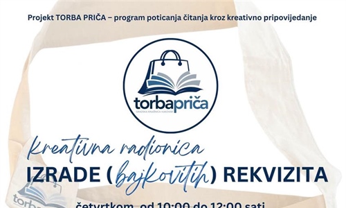 Nastavlja se projekt  „Torba priča”  Gradske knjižnice Vukovar